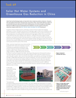 Task 69: Solar Hot Water Systems and Greenhouse Gas Reduction in China