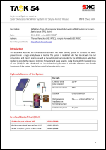 INFO Sheet A04: Reference System, Austria Solar domestic hot water system for single-family house