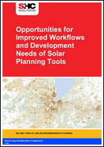 Opportunities for Improved Workflows and Development Needs of Solar Planning Tools